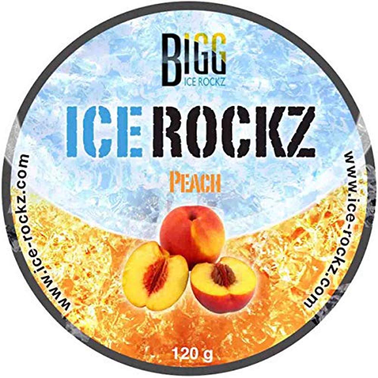 Aladin Bigg Ice Rockz-Dampfsteine-Peach-120 gr