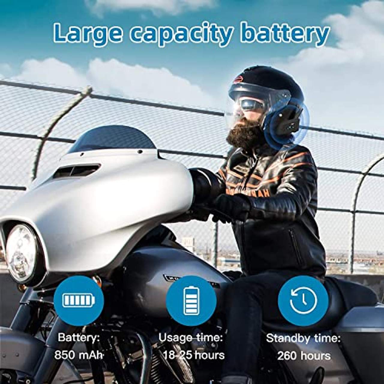 Vnetphone V6 Motorrad Intercom Bluetooth Headsets 