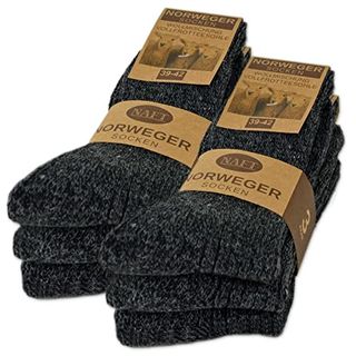 6 Paar Norweger Socken