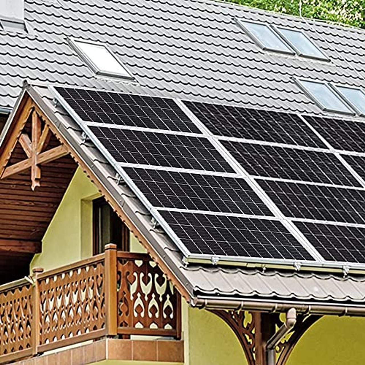 Gasolarxy 400w Balkonkraftwerk Komplett Set 4 x 100 watt mono Solarpanel