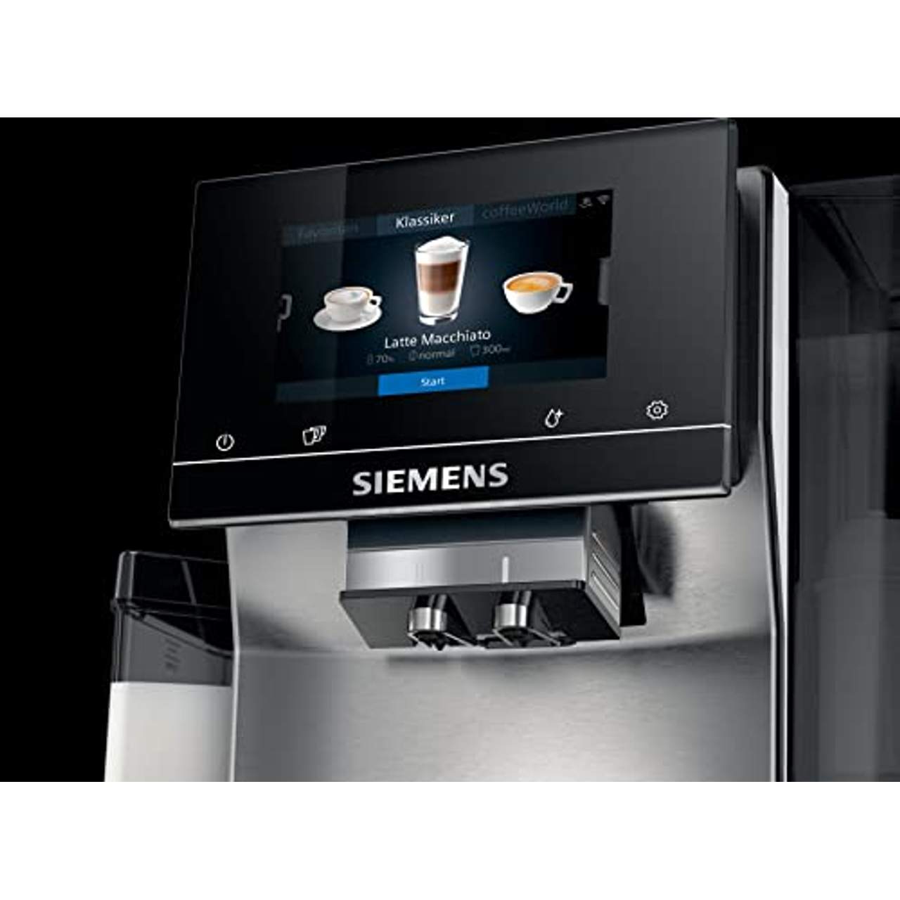 Siemens Kaffeevollautomat EQ.700 iSelect Display