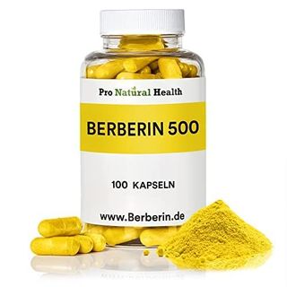 Berberin 500 mg I 100 Kapseln hochdosiert I Nahrungsergänzung