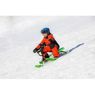 Stiga Schlitten Snowracer Rennrodel SX Color Pro Grün Lenkschlitten