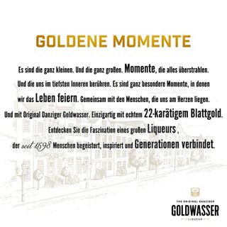 ORIGINAL DANZIGER Goldwasser Kräuterlikör 40% vol.