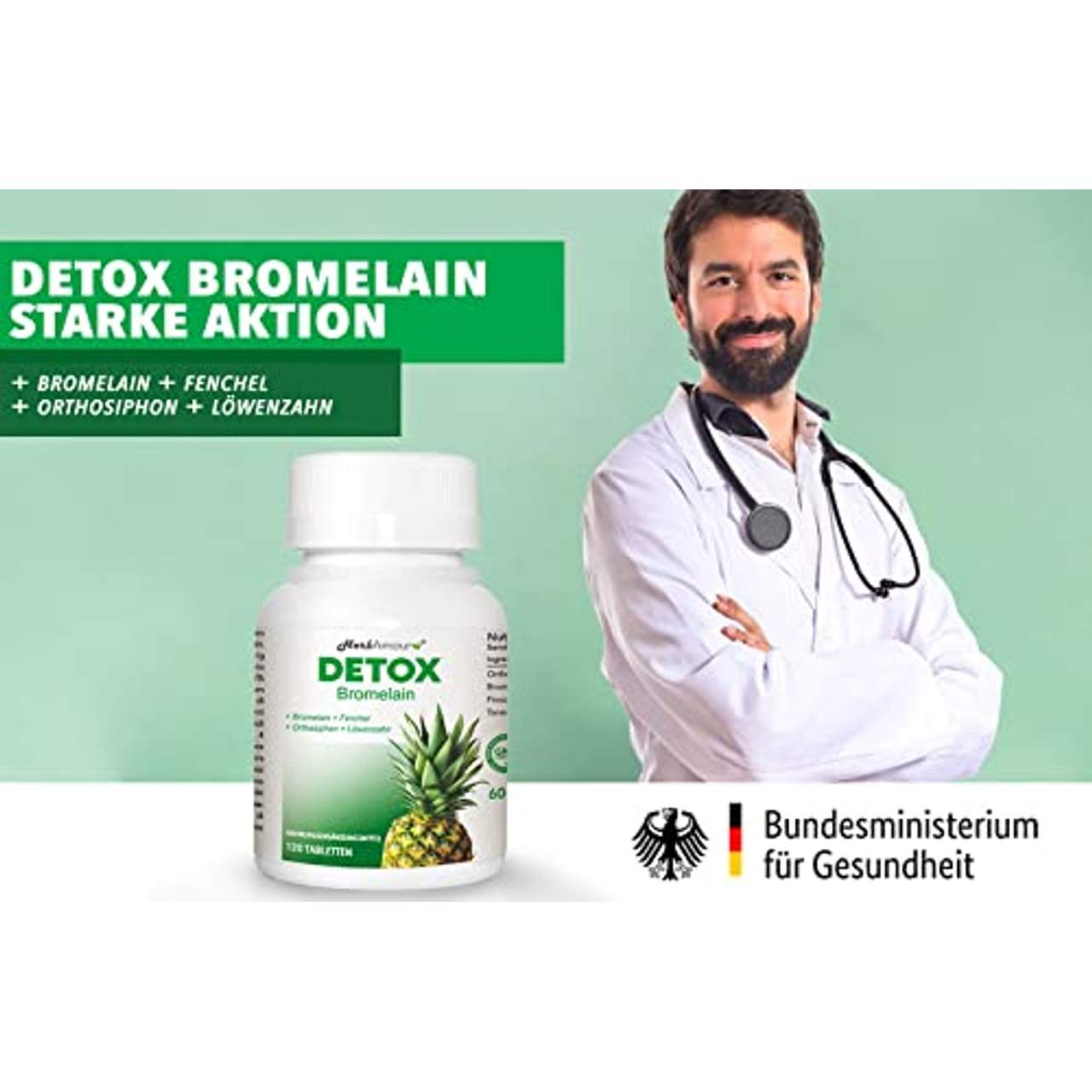 HerbAmour Detox Bromelain