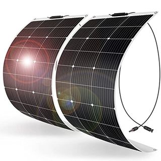 DOKIO 2 * 100W Solarpanel flexibel Mono 200W 12V