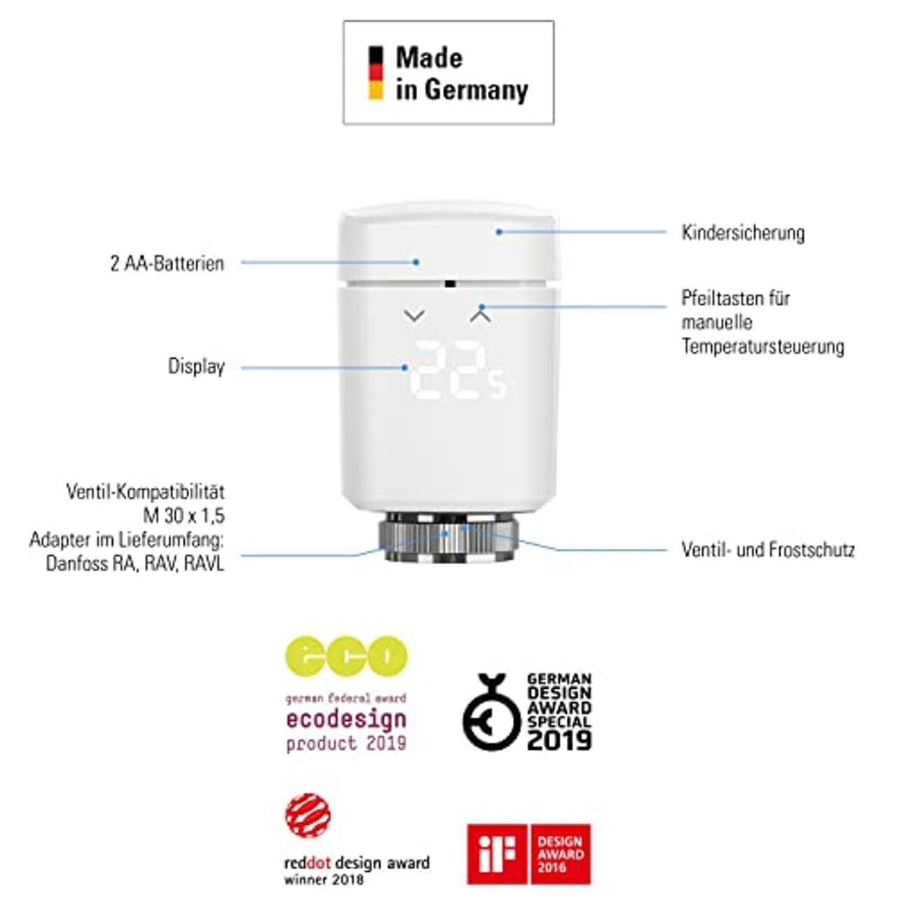 Eve Thermo Smartes Heizkörperthermostat