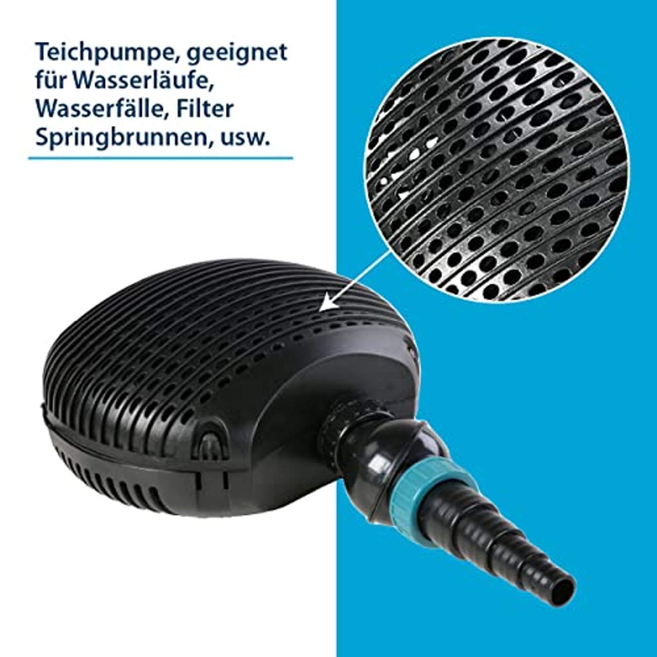 AquaForte RD744 Filter- Teichpumpe EC-10000 10m³