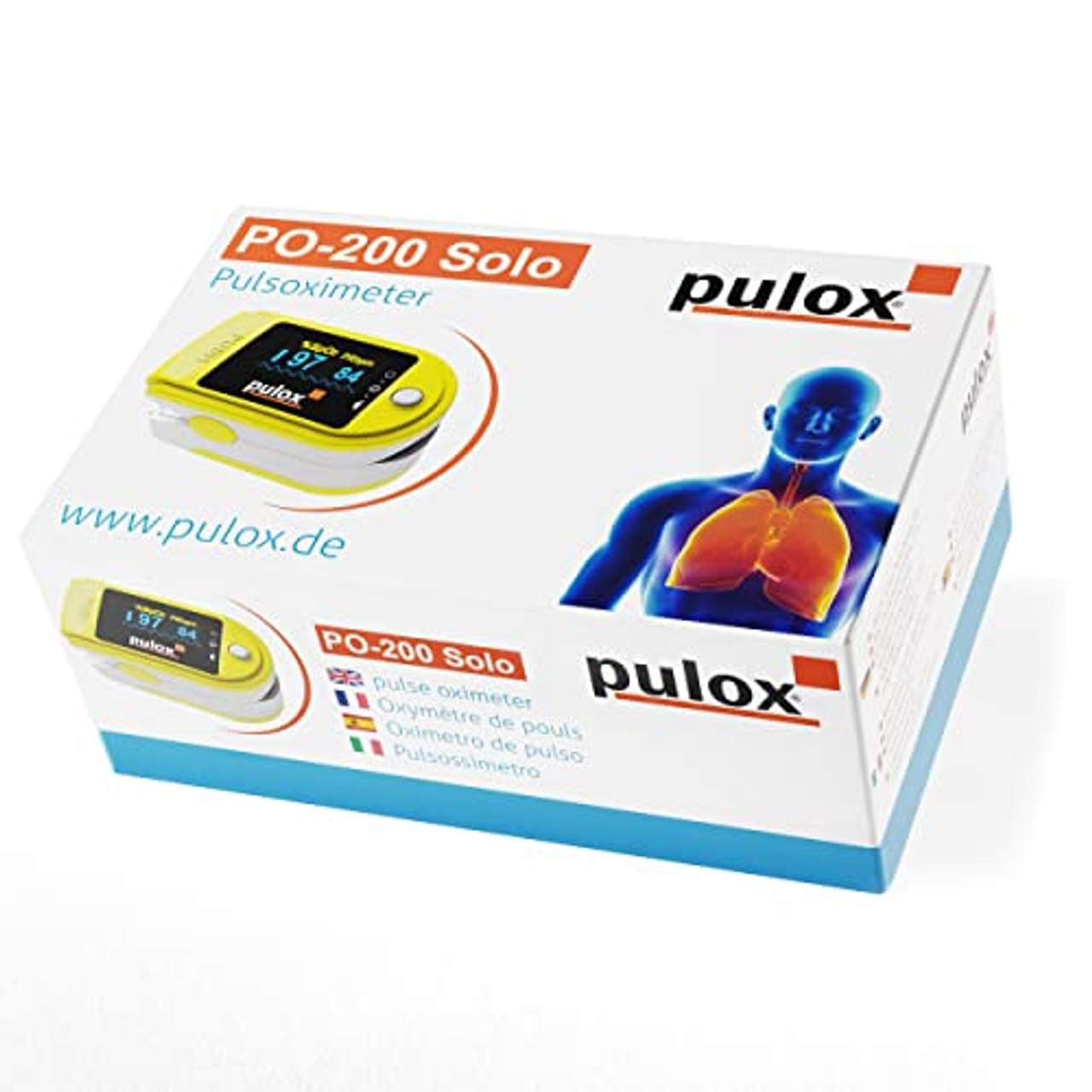 Pulsoximeter Pulox PO-200 Solo Gelb