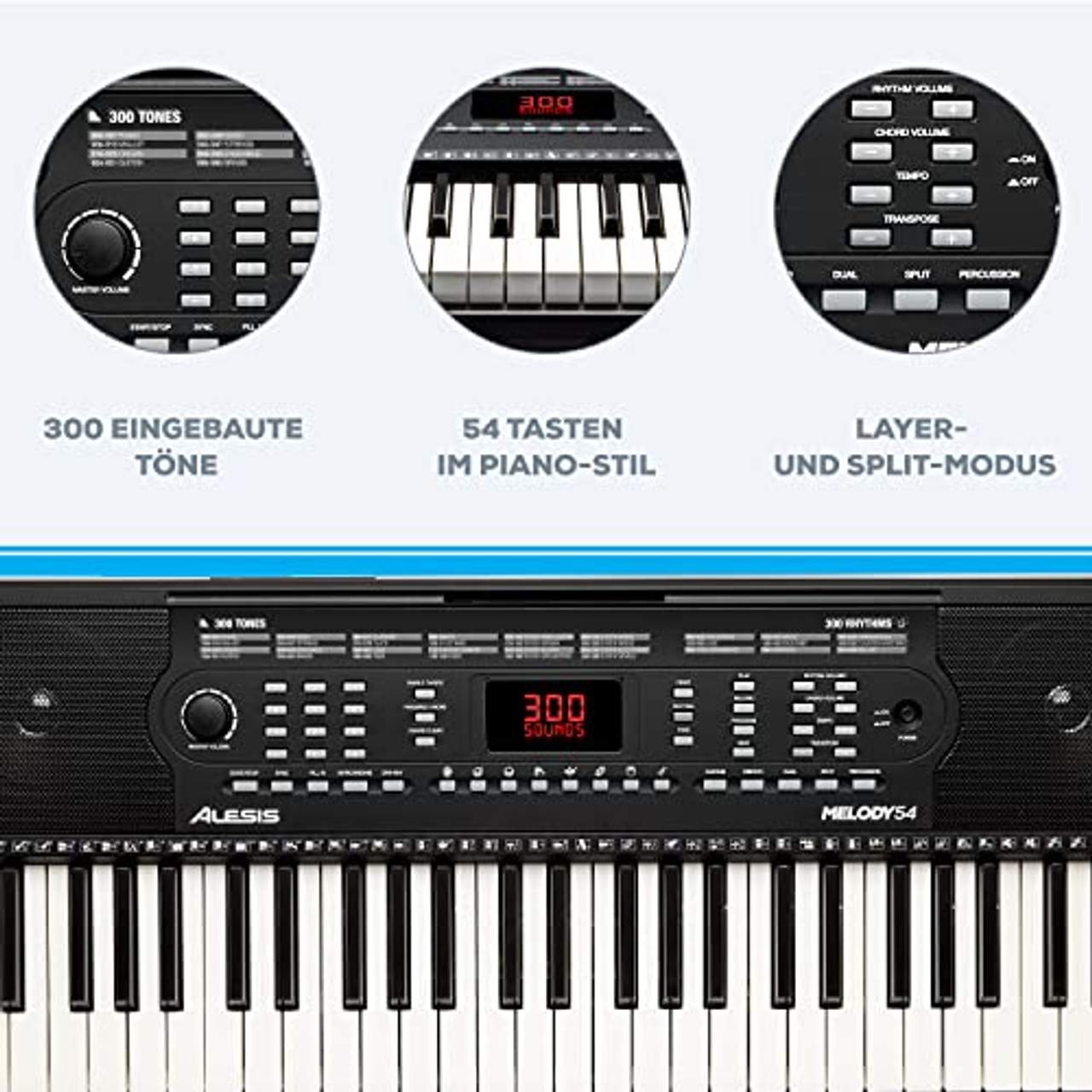 Alesis Melody 54 Tragbares 54-Tasten Keyboard