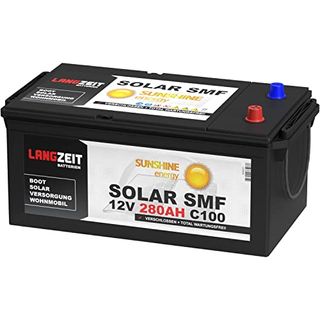 Solarbatterie 280Ah 12V Versorgungsbatterie Wohnmobil Batterie Boot