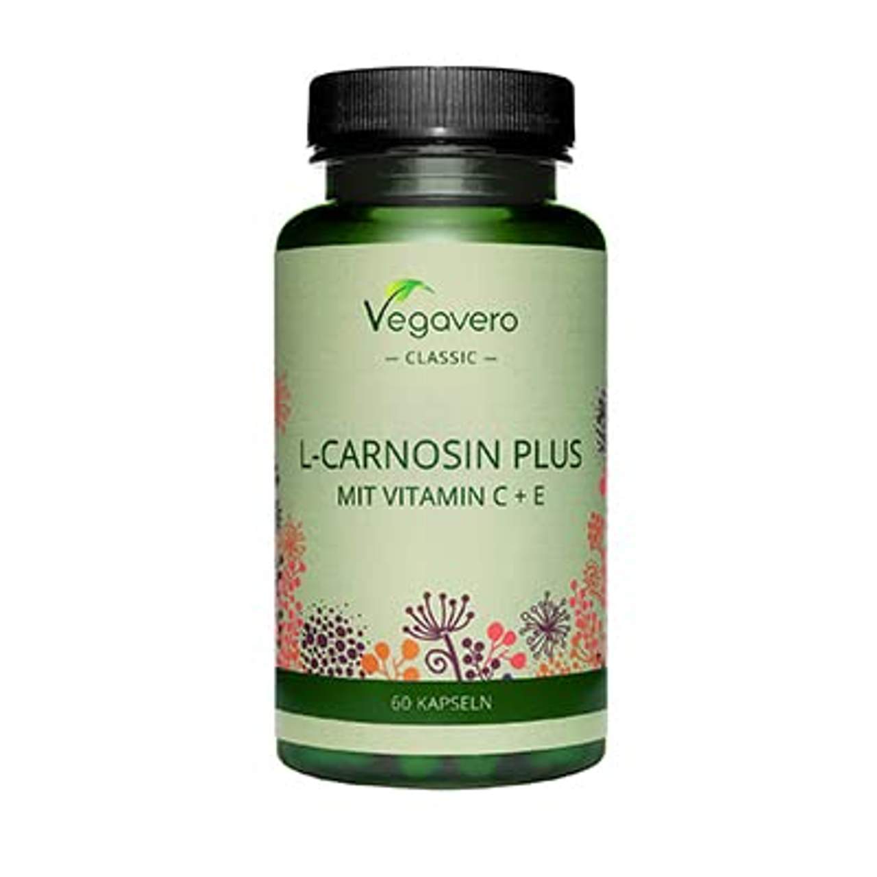 L-CARNOSIN Kapseln Vegavero Mit Vitamin C & E