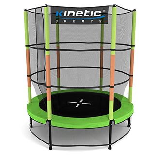 Kinetic Sports Trampolin Kinder Indoortrampolin Jumper 140 cm Randabdeckung