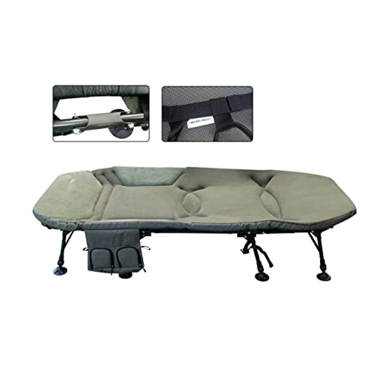 MK-Angelsport "Platinum X-Flat Bed Chair" 8-Bein Liege