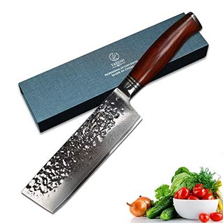 YARENH Nakiri Messer Damast 16.5 cm
