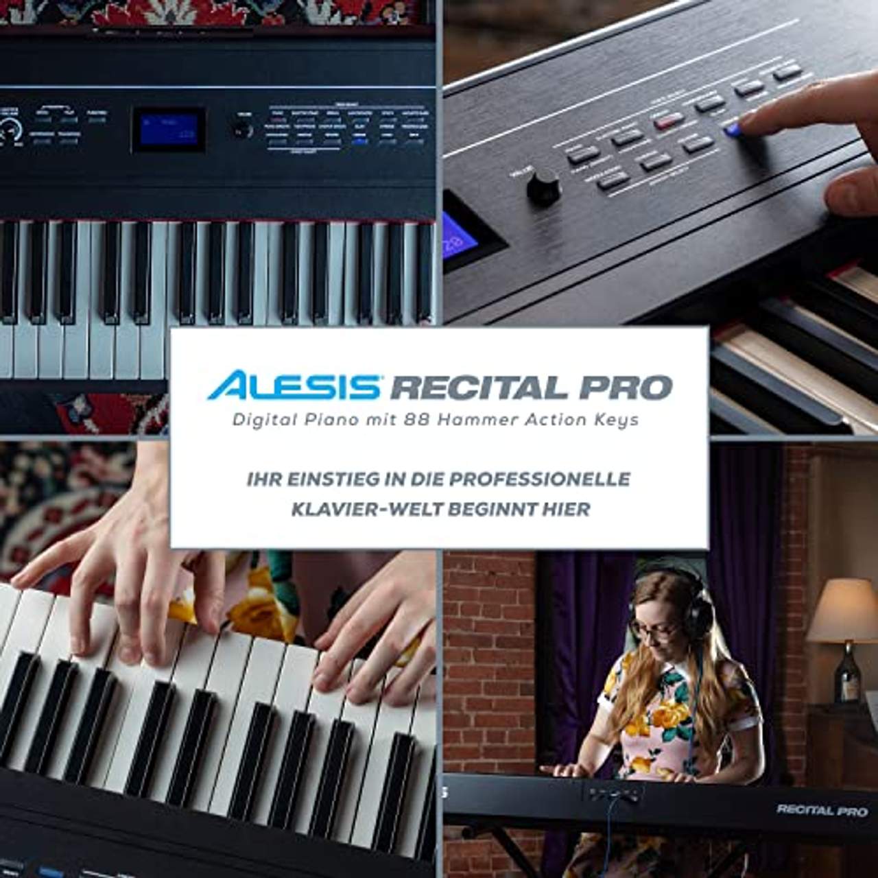 Alesis Recital Pro 88- Tasten Digital Piano E Klavier