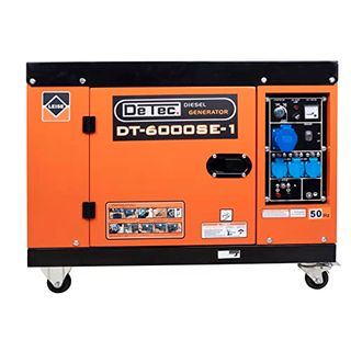 DeTec DT-6000SE-1-1-Phasen Diesel Stromgenerator