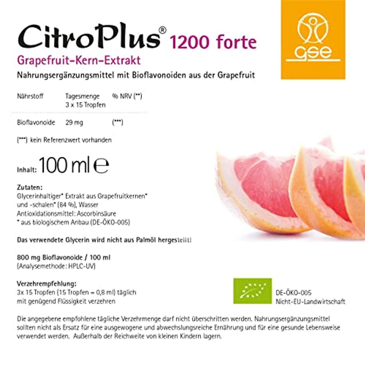 GSE CitroPlus forte 1200 mg