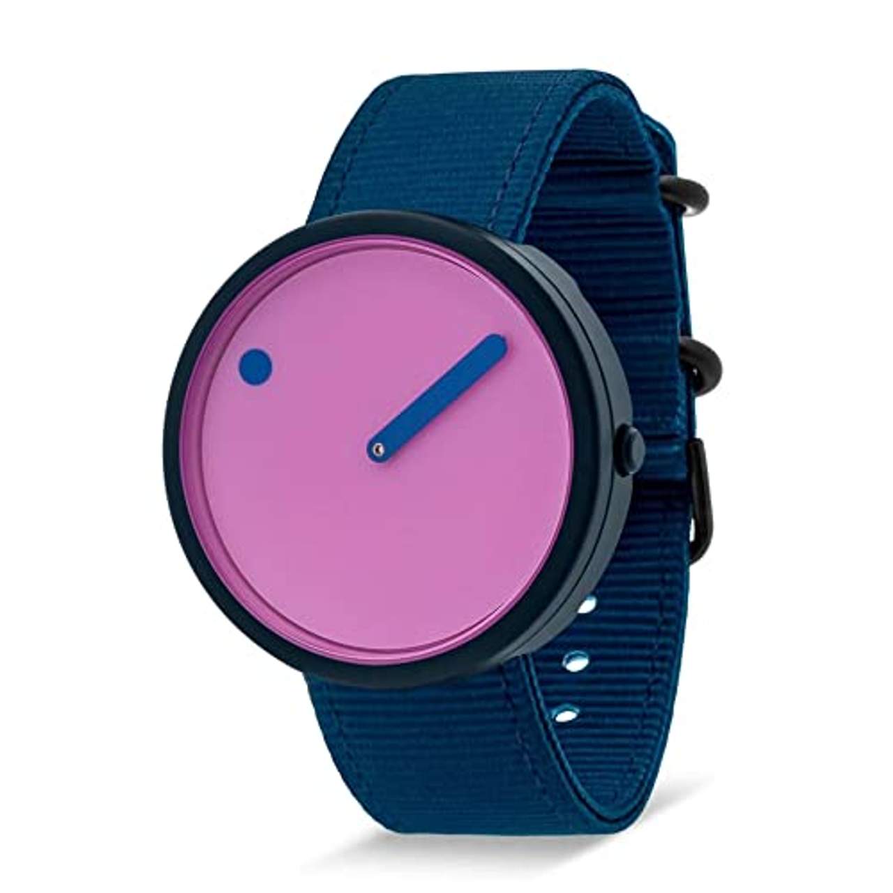 Picto Unisex-Uhren Analog Quarz One Size Blau