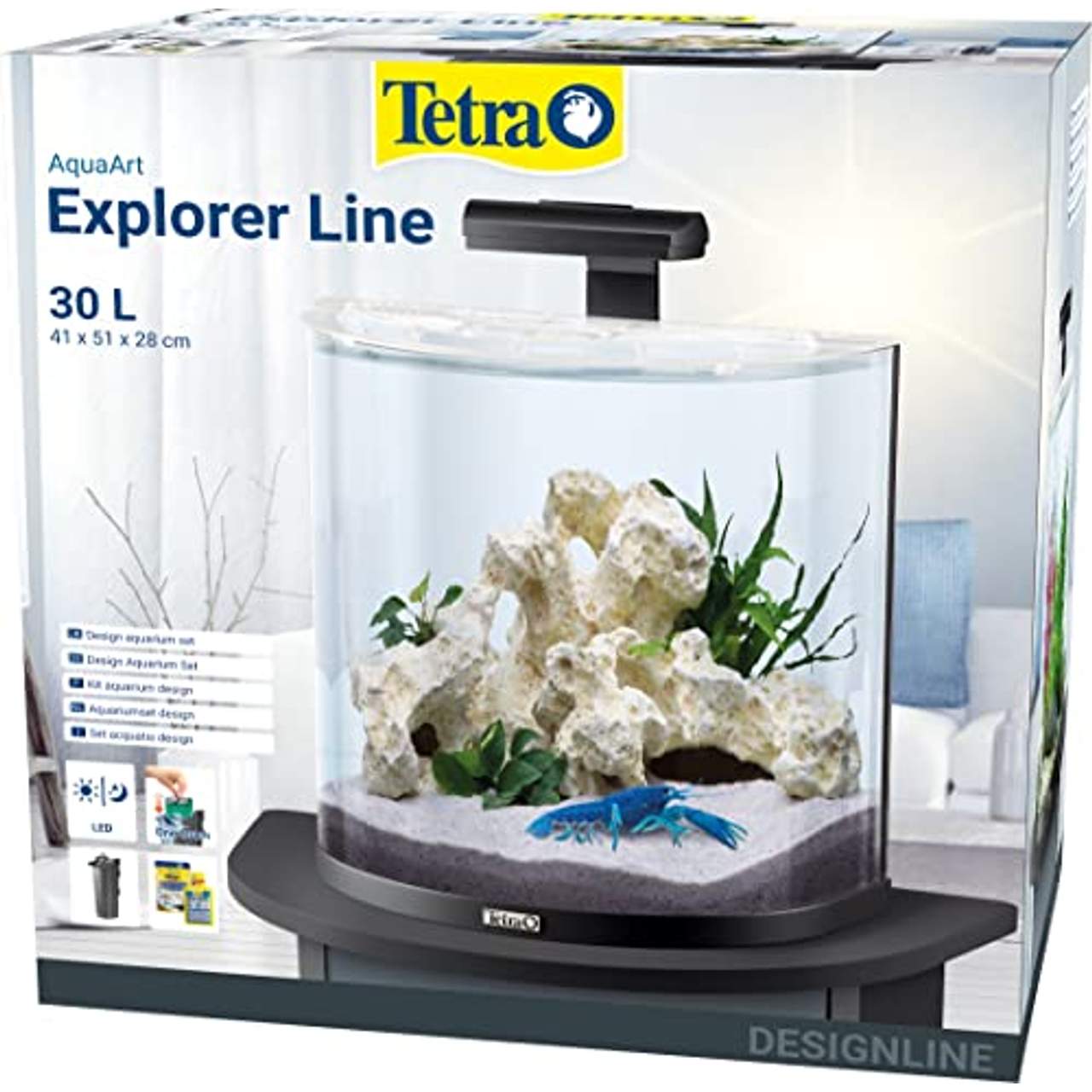 Tetra Explorer Line 30 L Aquarium Komplett-Set
