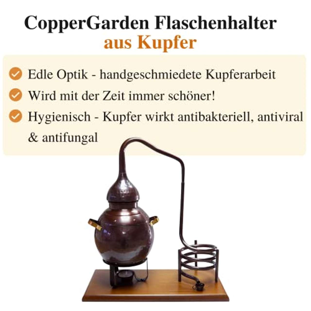 Copper Garden CopperGarden Flaschenhalter Alembik