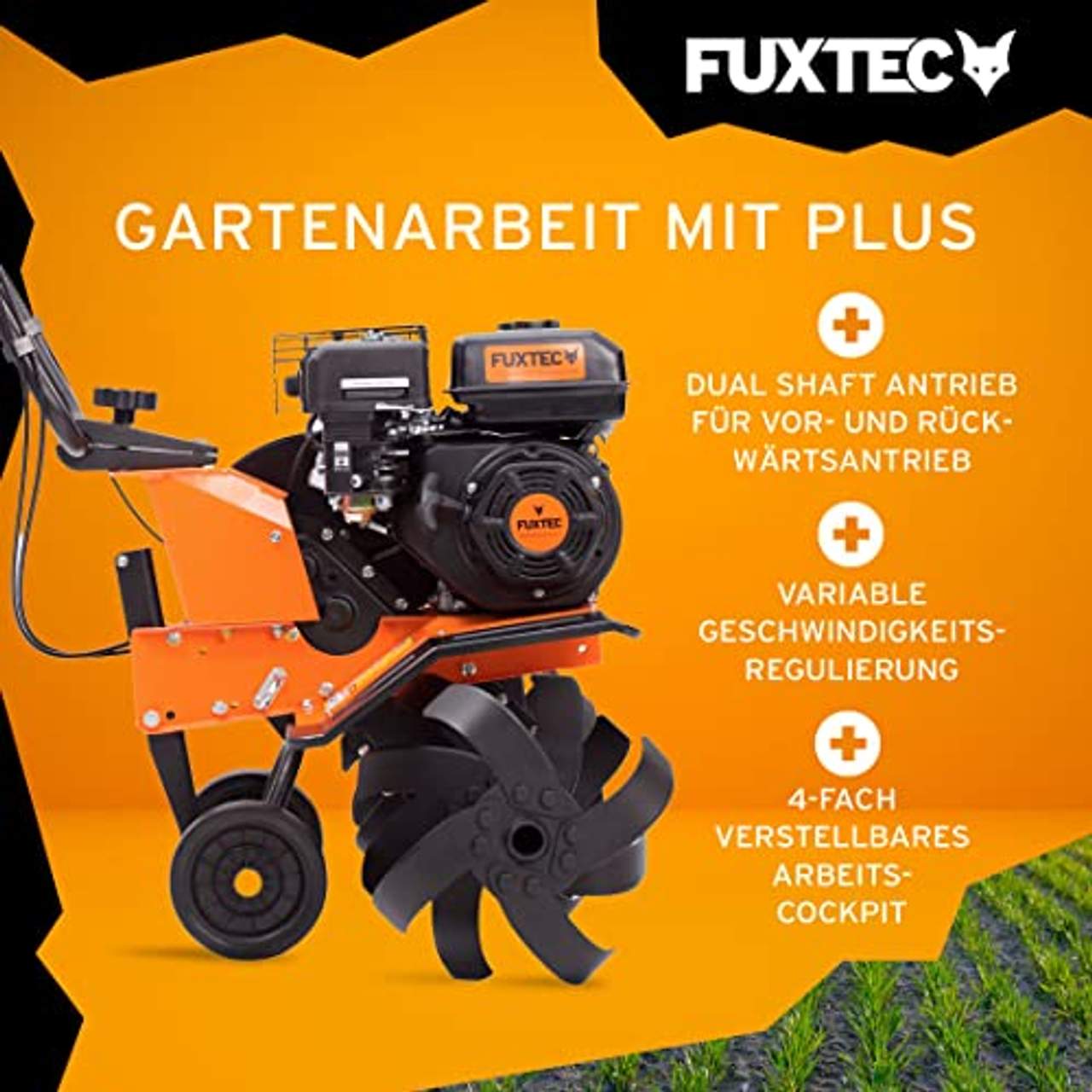 Fuxtec Benzin Gartenfräse FX-AF1212 