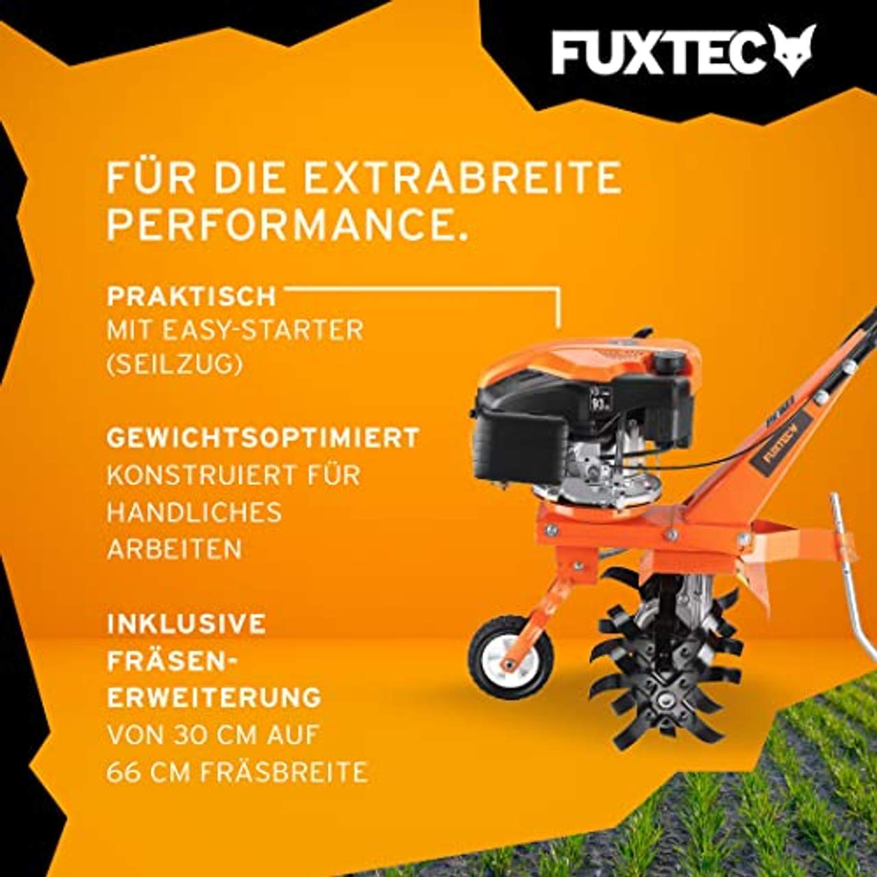 Fuxtec Benzin Gartenfräse SET FX-AF1139