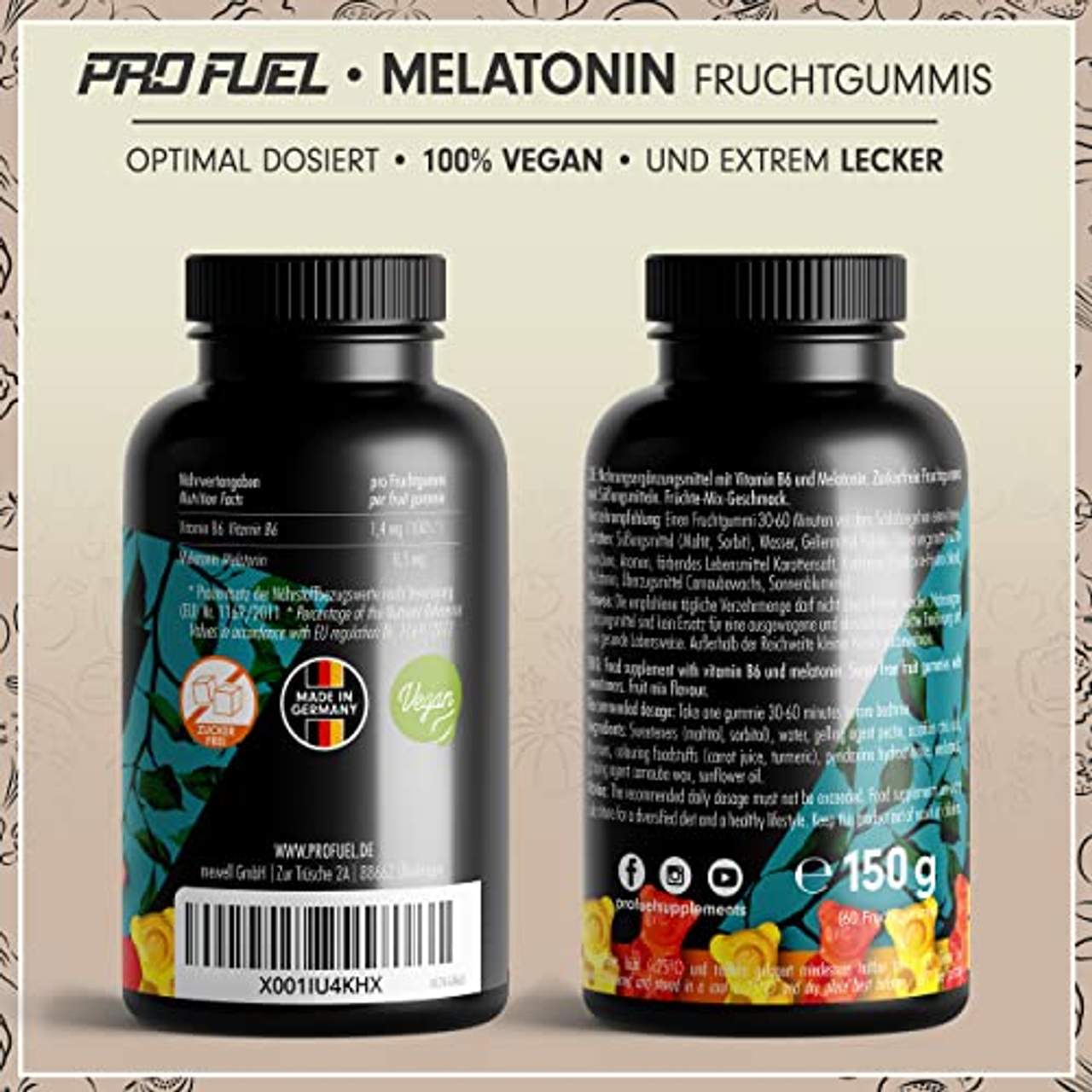 ProFuel Melatonin Gummies 60x