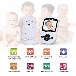 NWOUIIAY Baby Phone Baby Monitor 2.4 GHz Baby Kamera