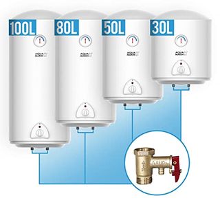 Elektro Warmwasserspeicher I Größenwahl 30,50,80,100 Liter Speicher