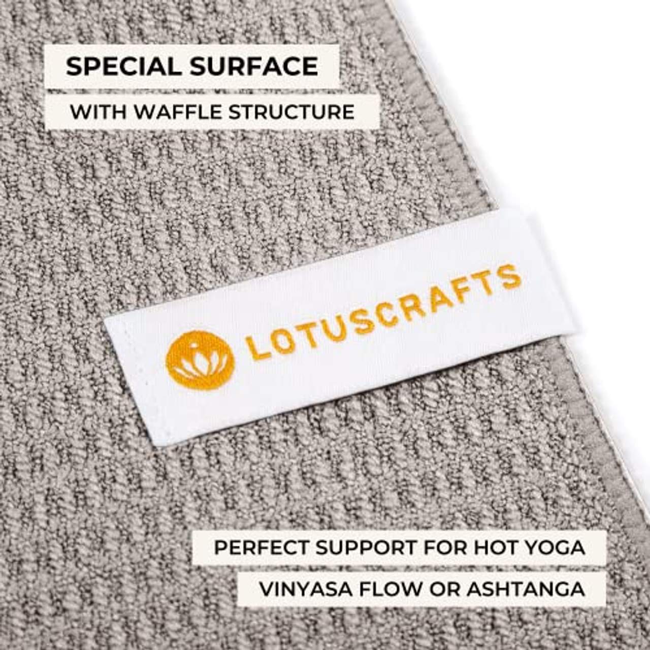 Lotuscrafts Yoga Handtuch Wet Grip