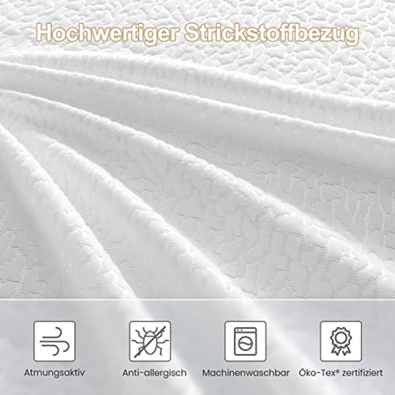 BedStory Matratzentopper 90 x 200 cm