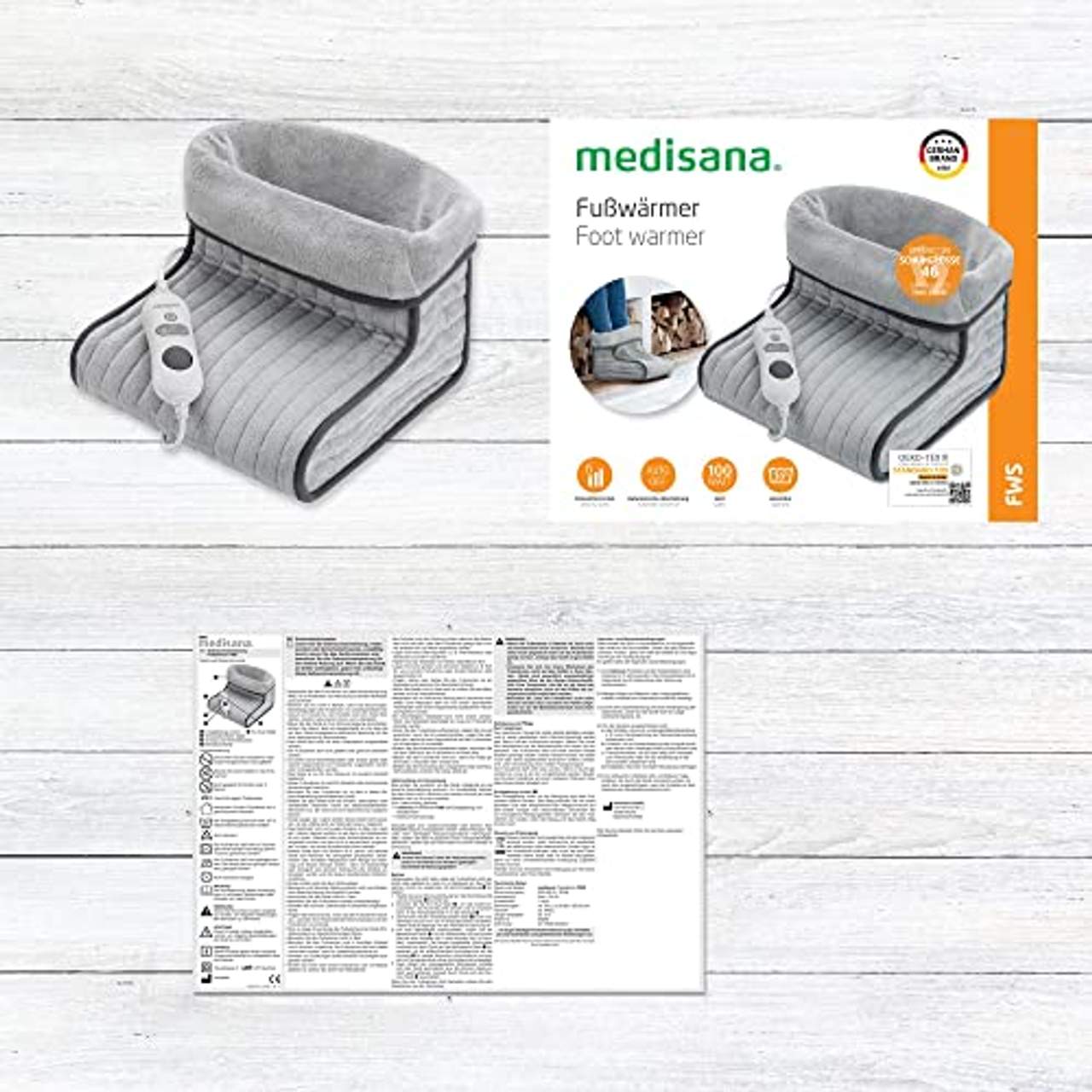 Medisana FWS Fußwärmer elektrische Fußheizung