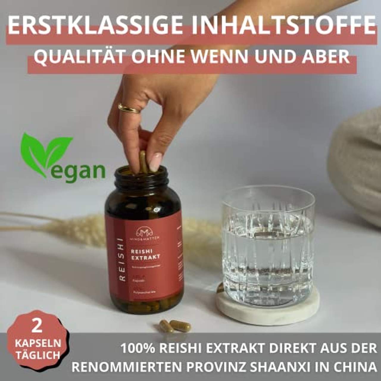Original Reishi Extrakt Kapseln Vegan