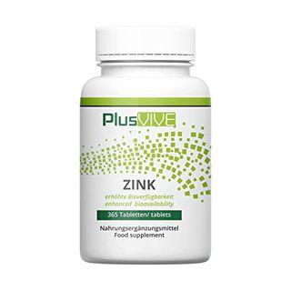PlusVive Zink Tabletten hochdosiert: 25 mg reines Zink aus Zink Bisglycinate pro Tablette