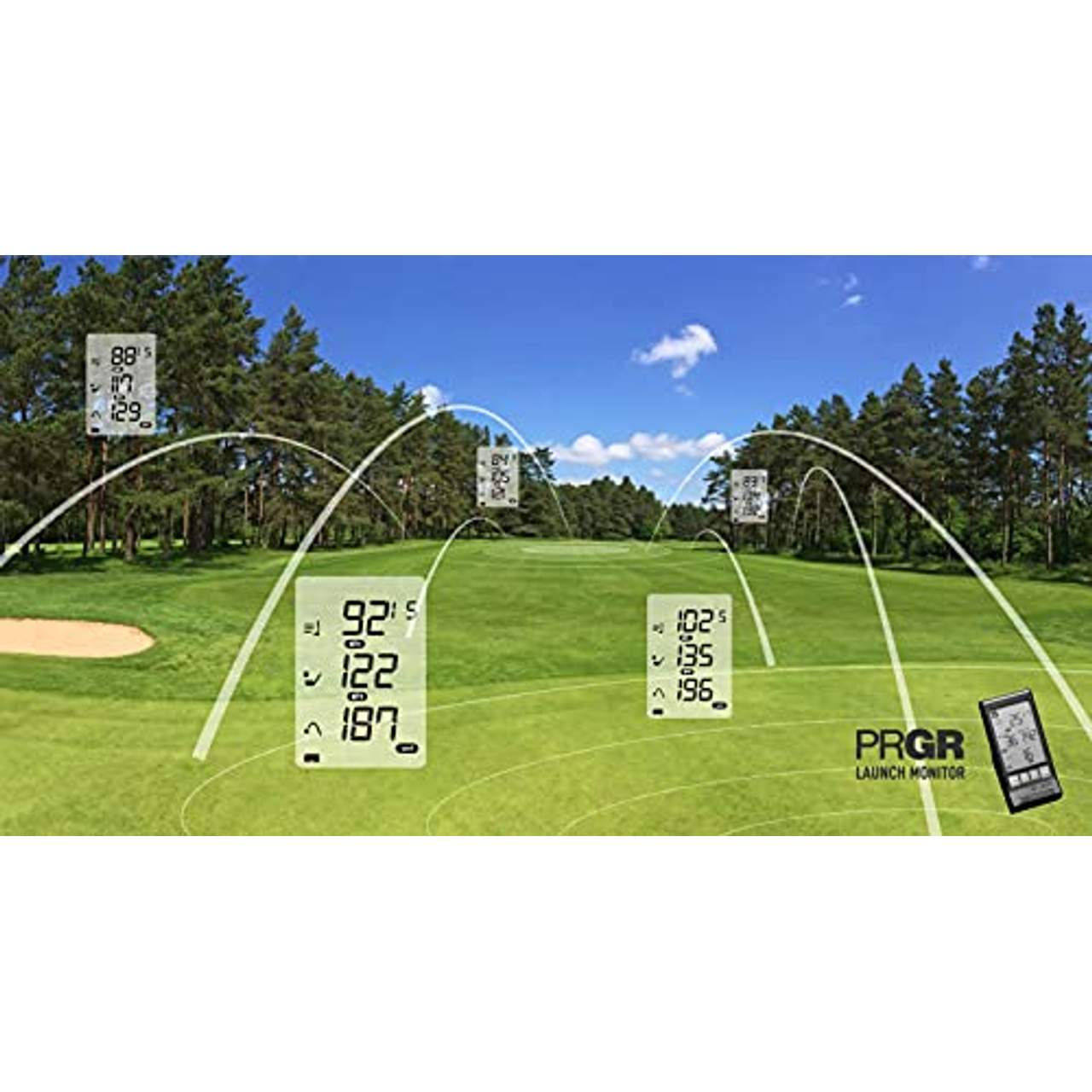 PRGR Tragbarer Golf-Start-Monitor