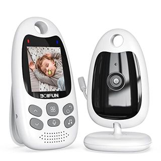 BOIFUN Babyphone mit Kamera Tragbares 2,4 Ghz Nachtsicht-Video-Babyfon Vox-Funktion