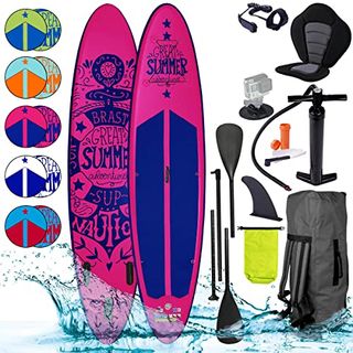 SUP Board Stand up Paddle Paddling Summer Pink 320x76x15cm