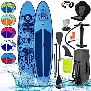SUP Board Stand up Paddle Paddling Summer Blau 320x76x15cm