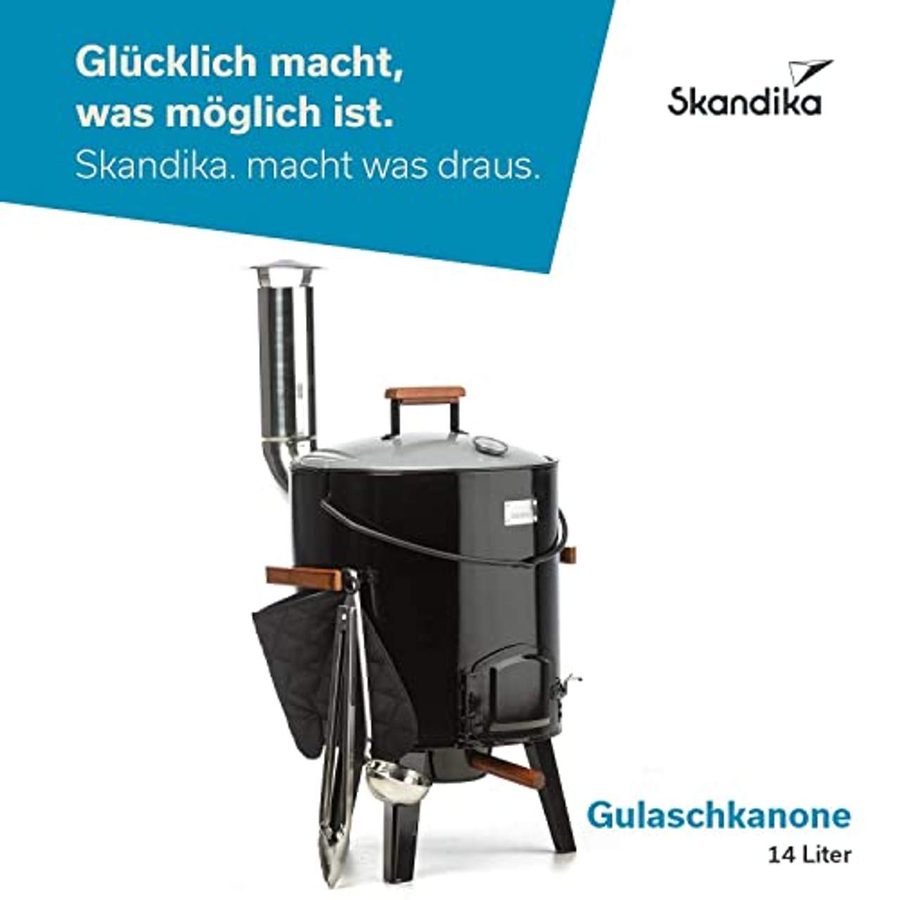Skandika Gulaschkanone 14 Liter Gulaschkessel