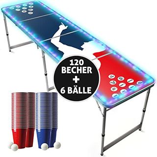 Offizieller Player Flash Beer Pong Tisch Set