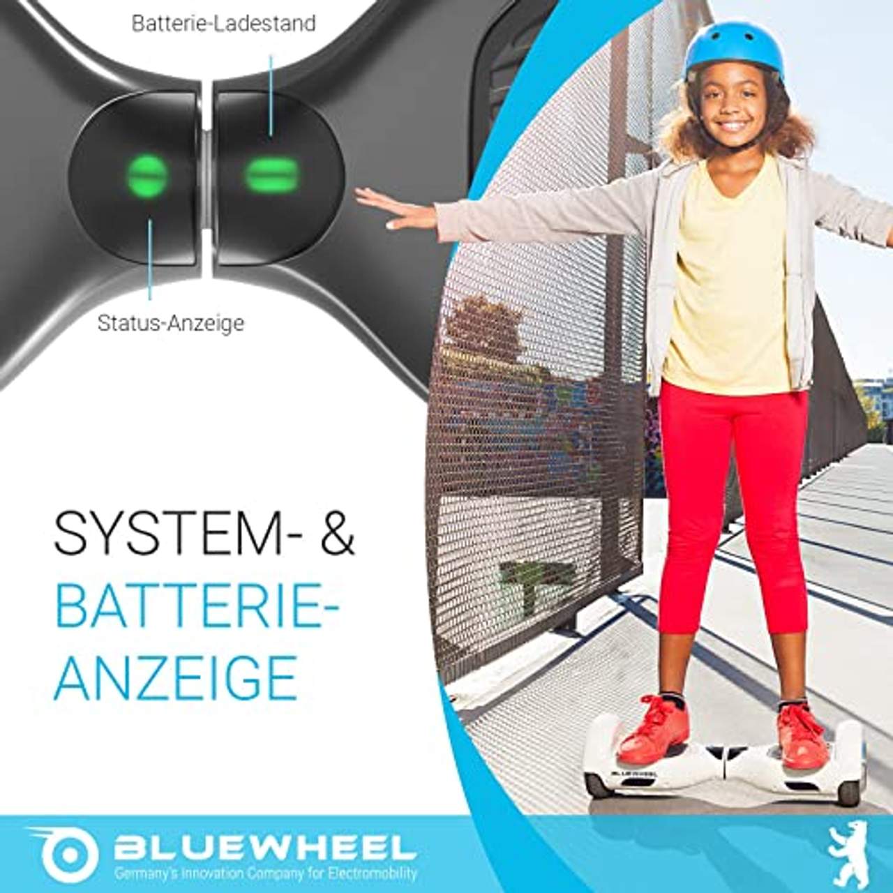 Bluewheel HX310s 6.5" Hoverboard Self Balance Scooter - Kinder Sicherheitsmodus mit App –  
