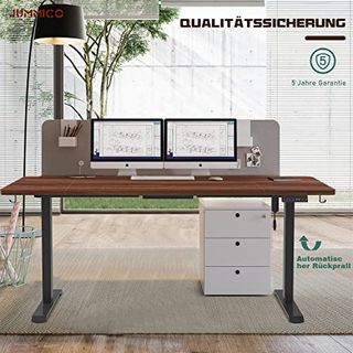 JUMMICO Höhenverstellbarer Schreibtisch 160 x 80 cm Schreibtisch Höhenverstellbar