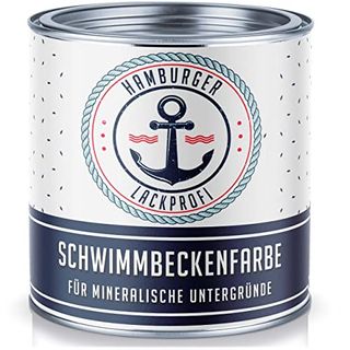 Hamburger Lack-Profi Schwimmbeckenfarbe Seidenmatt Weiß