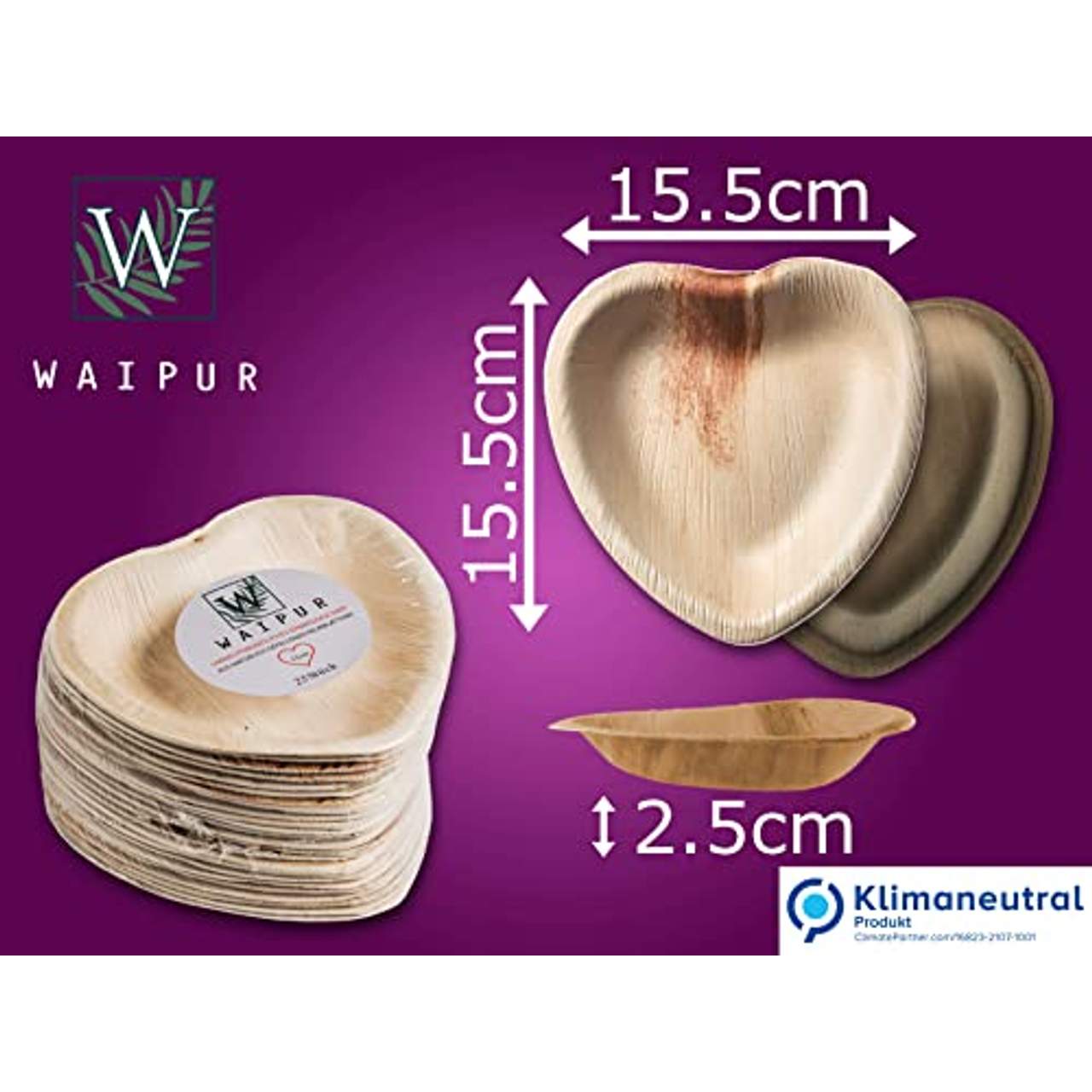 Waipur Bio Palmblatt Teller