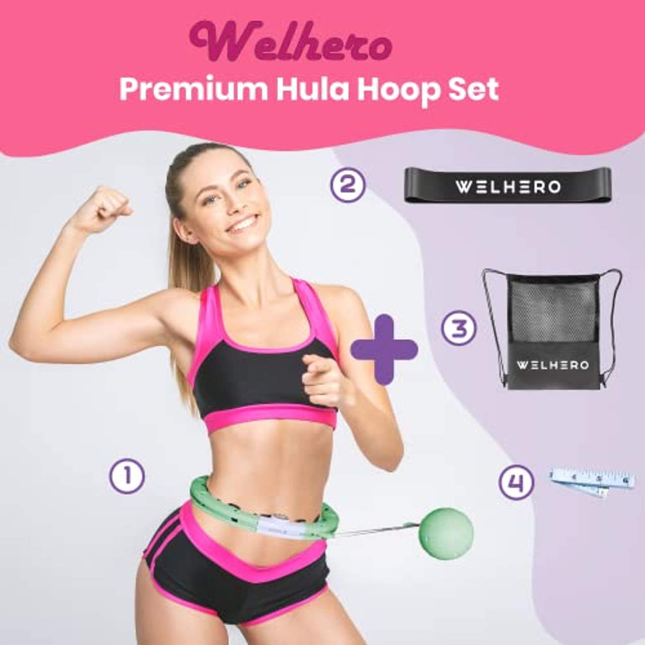 Welhero Premium Smart Hula Hoop Reifen