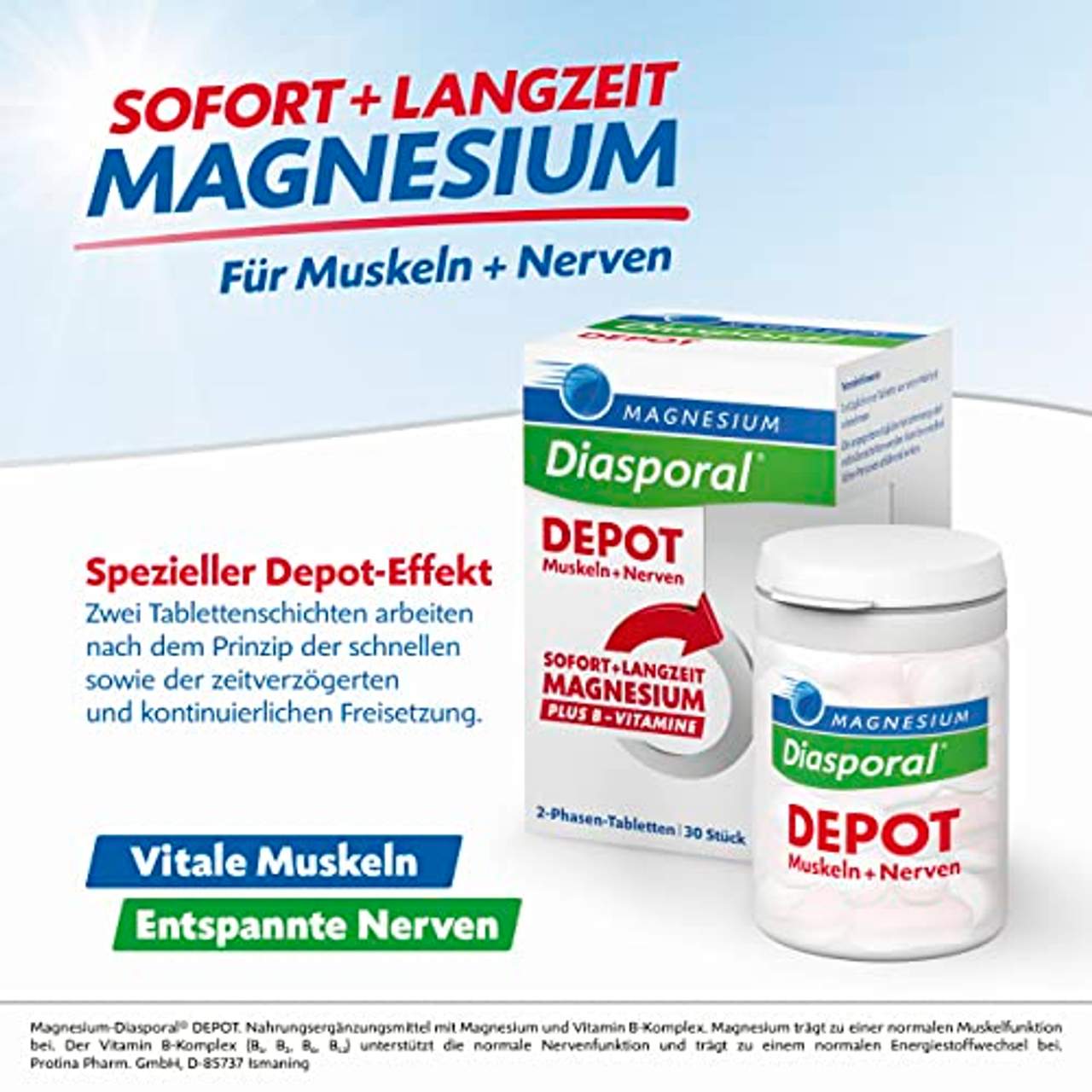 Magnesium Diasporal Magnesium-Diasporal: Depot Muskeln