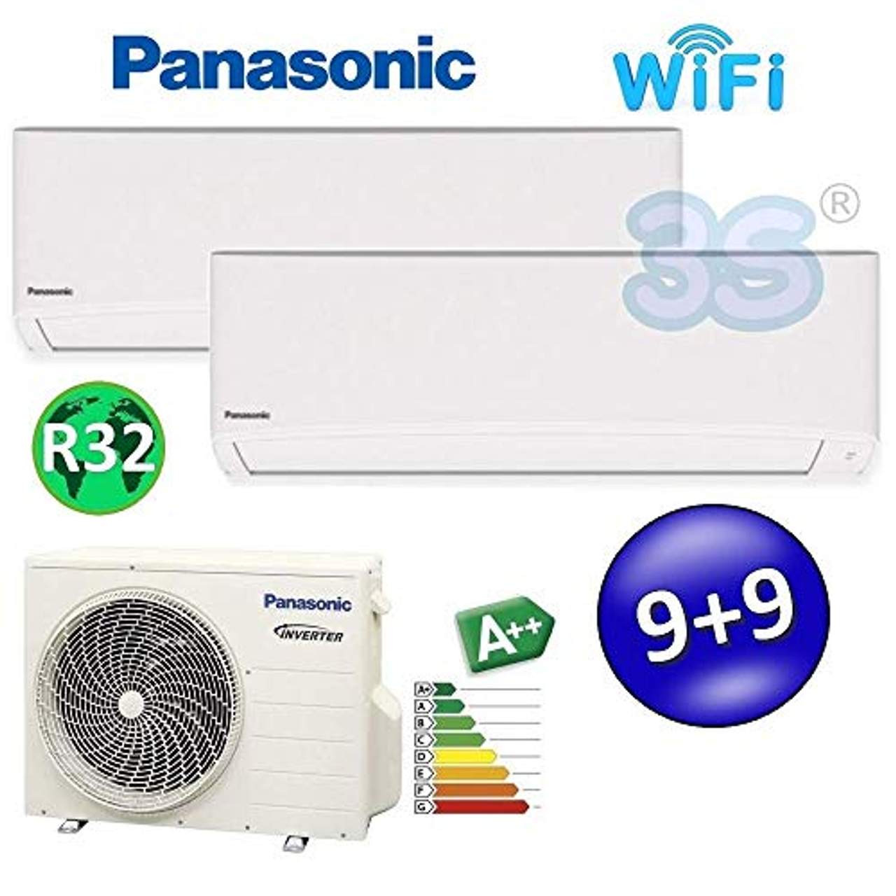 Dual-Split-Klimaanlage TZ-Serie R32 Panasonic  