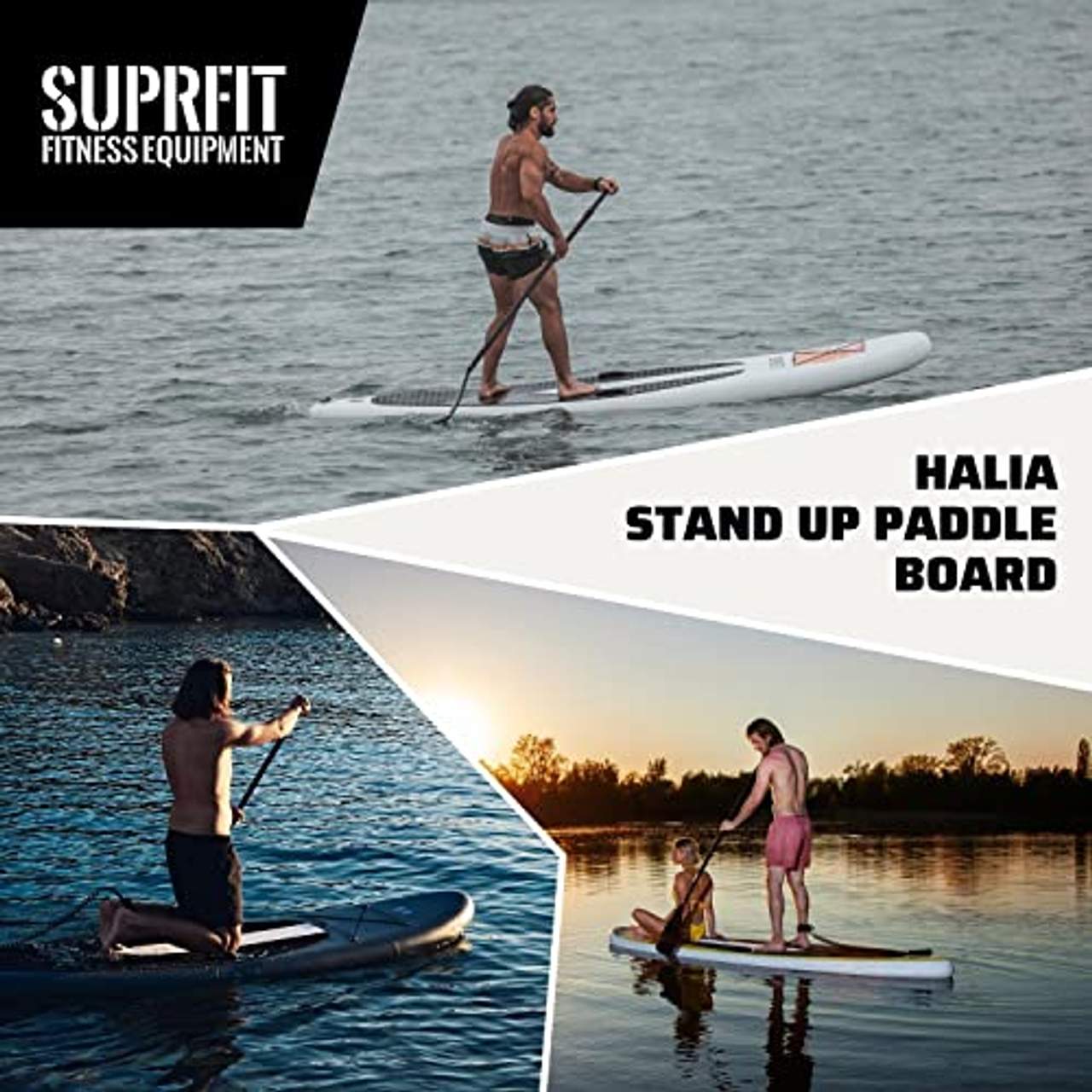 Suprfit SUP Board I Stand up Paddle Board I Komplettset: Paddelboard