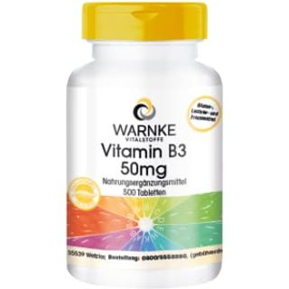 Vitamin B3 Nicotinamid 50mg